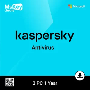 Kaspersky Antivirus 3 PC 1 Year