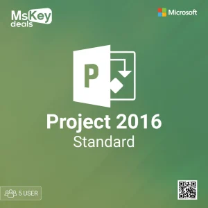 Microsoft Project 2016 Standard 5 user