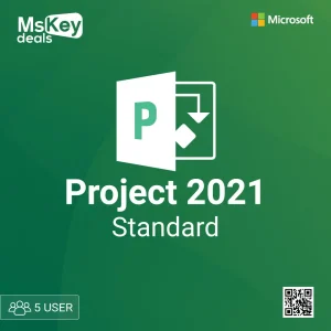 Microsoft Project 2021 Standard 5 user
