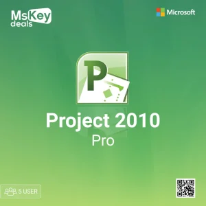 Microsoft Project pro 2010 5 user