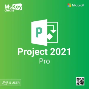 Microsoft Project pro 2021 5 user