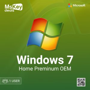 Microsoft Windows 7 home premium OEM 1 user
