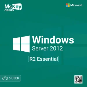 Microsoft Windows server 2012 R2 essential 5 user