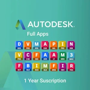 Autodesk Suscription Full Apps 1 Year