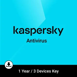 Kaspersky Antivirus 3 PC 1 Year