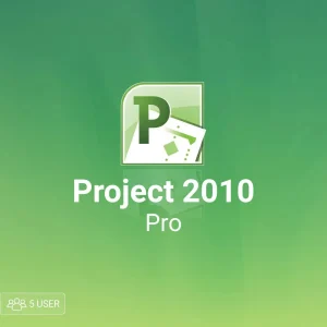 Microsoft Project pro 2010 5 user