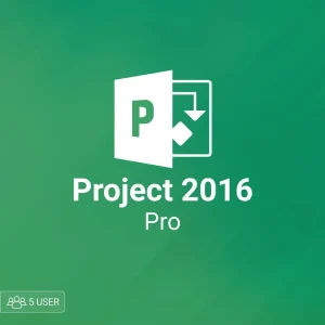 Microsoft Project pro 2016 5 user