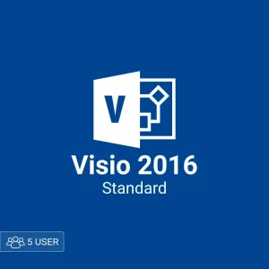 Microsoft Visio 2016 std 5 user