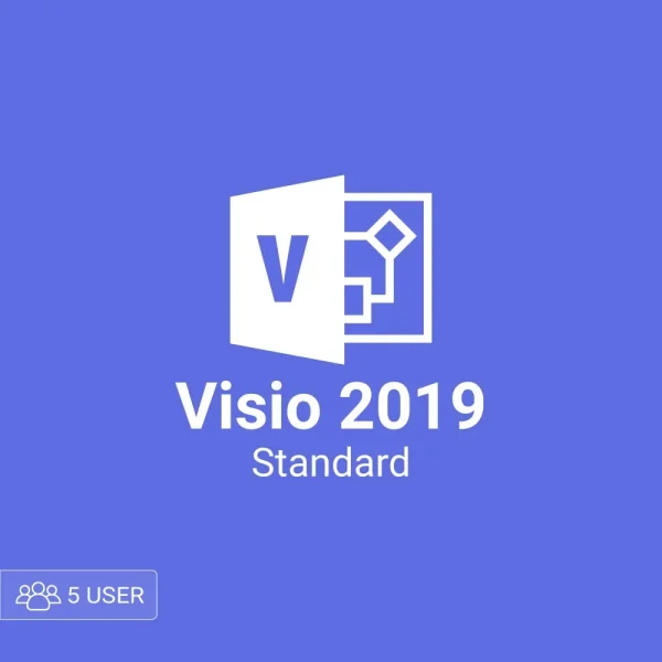 Microsoft Visio 2019 std 5 user