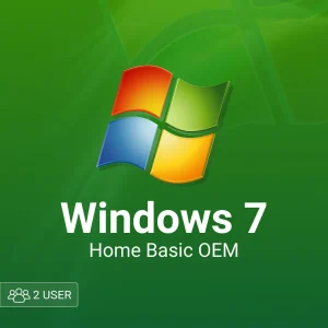 Microsoft Windows 7 home basic OEM 2 user