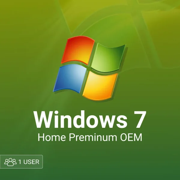 Microsoft Windows 7 home premium OEM 1 user