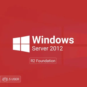 Microsoft Windows server 2012 R2 Foundation 5 user