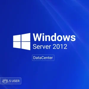 Microsoft Windows server 2012 datacenter 5 user