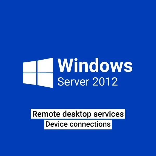 Microsoft Windows server 2012 remote desktop services device connections