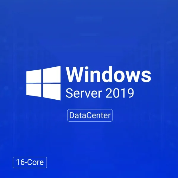 Microsoft Windows server 2019 datacenter 16 core