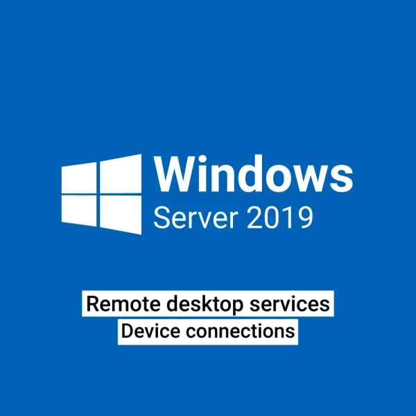 Microsoft Windows server 2019 remote desktop services device connections