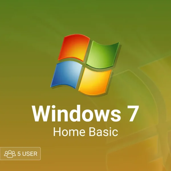 Windows 7 home basic 5 user