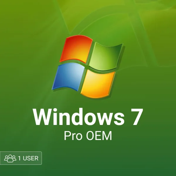 Windows 7 pro OEM 1 user