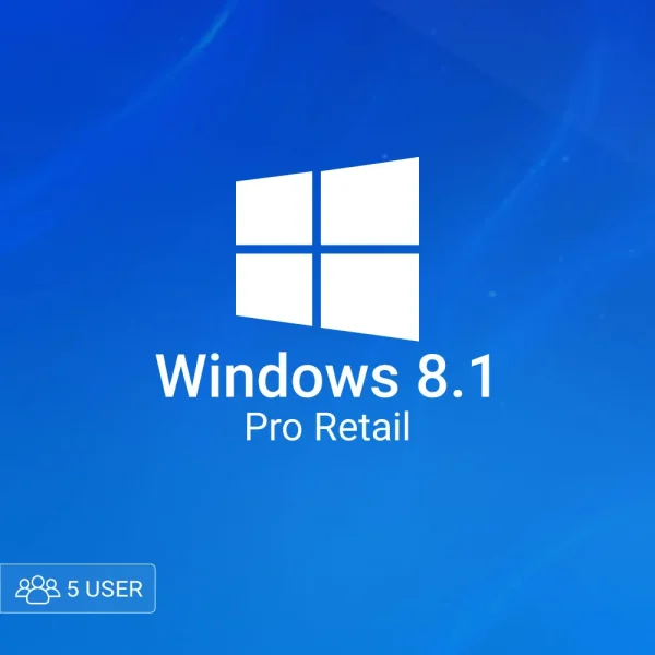 Windows 8.1 pro retail 5 user
