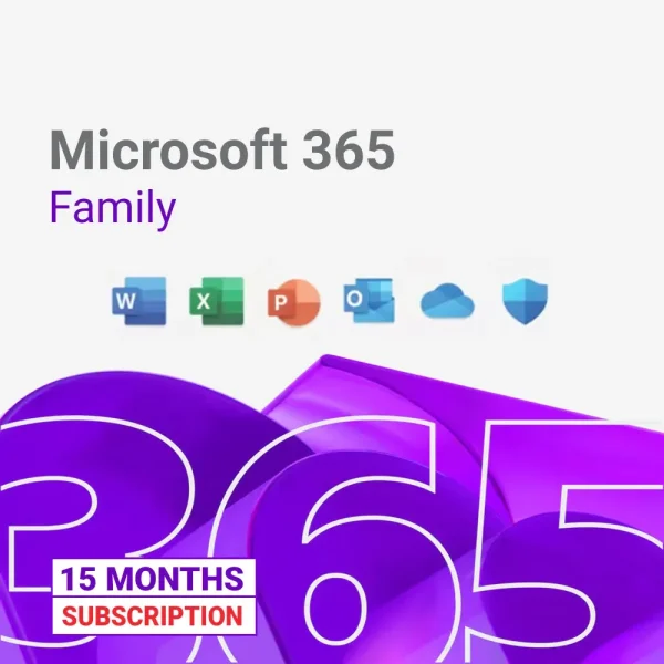 office 365 Family- 15 Months Subscription
